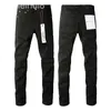 Motorcykel Ksubi Jeans Purple Brand Jeans American High Street Black Pleated Basicljp F9R4