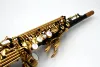 Саксофон новый MFC Saxophone Soprano 82Z Профессиональный сопрано Sax Custom Black Lacquer Одиночный кусок прямой мундштук