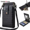 Cüzdan Marka Tasarımcısı Küçük Omuz Telefon Çantası Kadın Taş Pat Pat Pat Pat Kadın Mini Crossbody Messenger Çanta Bayanlar Cüzdan Çanta