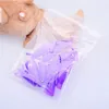 10pcs / lot Nail Art Gel Rémoussement de vernis à ongles Faire tremper la capuchon Clip rose Purple UV Gel Polonais Fluide d'outil de pellicule pour l'élimination du vernis