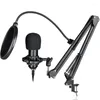 Microphones BM800 Computer Live Condenser Microphone K Song Game Studio Reverb