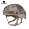 Hełmy EmersonGear Tactical Helmet Ach Mich 2002 Ochronne nagłówek na nakrycia głowy specjalna akcja Airsoft Wojskowe Hunting Sport Abs