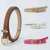 Belts Selling Trendy Women's Belt Fashion Daily Matching Dress Versatile Jeans Simple Texture Needle Button