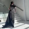 Robes de fête Luxury Dubaï Sirène arabe robe de soirée pour femmes 2024 One épaule perles longues