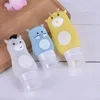 Storage Bottles Hippo/Horse/Giraffe Shape Cute Emulsion Dispensing Bottle Silicone Portable Cosmetics Shampoo Container Beauty Travel