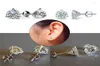 Stullo carino femmina 678 mm Orecchini a diamante da laboratorio rotondo 100 925 Sterling argento per donne orecchini a vite uniche Dale229471383