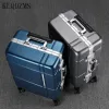 Bagages klqdzms hommes new fashion valise portable muet universal berceau de roue de caractéristique transport de bagages roulants de cabine pour plus jeunes
