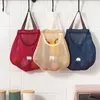 Sacs de rangement mur suspendu sac en tricot creux cuisine fruit végétal oignon pomme de terre en maille de salle de bain de salle de bain