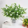 Decoratieve bloemen Plastic bloemboeket thuiskantoor kunstmatige bloemen decor bruiloft feest tuin nep geel