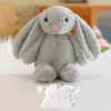 Påskkanin Super Soft Plush Rabbit Toy Filling Animal Toy Löstagbar Baby T-shirt