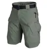 Shorts mannen stedelijke militaire waterdichte lading tactische shorts mannelijke outdoor camo ademende snel droge broek zomer casual shorts 240417