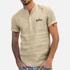 T-shirt maschile da uomo Summer King King Stampato Camicie Designer Abiti da uomo Maglietta di lino in cotone Fasci T-shirt Y240420