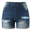 Jeans pour femmes femmes Summer Short sexy slim short short denim Pantalons de jean coupés en détresse étendue stretwear