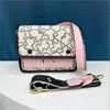 Tus la rue audree crossbody tas ontwerper dames stevige lederen klep magnetische knoppen handtas zwart witte roze portemonnee schoudertasjes zakken kruislichaam