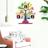 Ausrüstungen DIY Fotorahmen Anhänger Wall Desktop Dekoration Fotorahmen Silikonform großer Baumfoto Rahmen Kristall Epoxidharzform