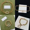 Ketting modeontwerper armbanden sieraden hanger bruiloft giftketen gouden plaat diamanten kettingen voor dames s