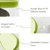 Förvaringsflaskor 1pc avokado matlåda utrymme sparar sparar plastfrukt behållare för kök skarpare grönsaksorganisatör