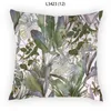 Kudde tryck solros kudde mjuk heminredning blommor linje naturligt sovrum soffa dekorativa täcker säng e2084g 45x45cm