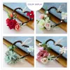 Dekorativa blommor vårhjärtaform Rose Floral Wreath Party Home Decoration for Wedding Arch Futor Door Wall Decor