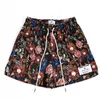 Ryoko Rain Summer Mens Shorts 남자와 여자 패션 비치 해변 해변 캐주얼 반바지 메쉬 스포츠 빠른 건조 쿼터 바지 240420