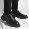 Chaussures décontractées Volyle Comfort Men authentine cuir Boots Boots Business Daily Commute Toe Round Soumed