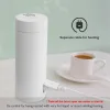 Utrustning Xiaomi Portable Electric Kettles Cup 220V 400 ml Te kaffe resor Kokvatten Keep Warm Smart Water Kettle Kitchen Appliances