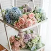 Decoratieve bloemen Mooie Rose Peony Simulatie kunstmatige zijden bruiloft kerstdecor voor huis diy woonkamer arrangement