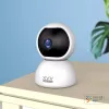 Controle Xiaovv Smart 360 Câmera Q2 PTZ 1296P HD WiFi sem fio CCTV Vigilância Webcam Aviso Audível Câmeras de Pet Baby Monitor