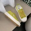 Casual schoenen Damesgroene lage veter -vrouwelijke schoenen canvas prijs in comfortabele en elegante zomer 2024 Walking a