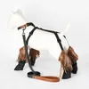 Appareils pour chiens Loutidik-dog chaussures réglables et étanche en cuir en cuir pochette de pluie avec anti-glissement pas facile à déchirer en gros