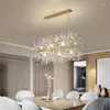 Lampadiers G9 Crystal Snowfulke Sottofera leggero soggiorno cucina lampadario moderno per camera da letto lampade di lusso a LED decorative interne