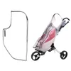 PVC -Golfbeutel Regenabdeckung Durchscheinende Regenhaube für Golfbeutel Push Carts mit Reißverschluss Golf Stangenbeutel Cover Outdoor Sporting Supplies 240411