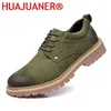 Casual Shoes Mens Luxury äkta läder oxfords högkvalitativa verktygsmän bekväm handgjorda trend mode skor