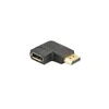 Zij elleboog displayport grote dp mannelijk aan vrouwelijke verlengingsdraadplug, vergulde 90 graden display high-definition connector