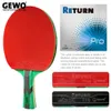 Gewo Professional Table Tennis Racket 9 Star Ping Pong Paddle Bat Al Carbon Tyskland varumärke 240419