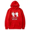 Hoodies masculins 2024 anime baka hip hop mash hop harajuku streetwear sweat à capuche sweat-shirt tops vêtements