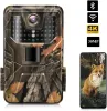 Cameras 4K Live Show Stream Trail Camera 30MP APP WiFi Bluetooth Control Hunting Caméras Night Vision Wildlife Photo Taps WiFi900Pro