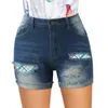 Jeans pour femmes femmes Summer Short sexy slim short short denim Pantalons de jean coupés en détresse étendue stretwear