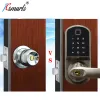 Controllo Nuovo blocco della porta della porta per impronte digitali TTLOCK Digital Smart Card Combination Knob Lock per chiusura per porte fai -da -te home / ufficio / hotel