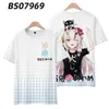 Herren Hoodies Vtuber Nakiri Ayame 3D-Druck T-Shirt Summer Fashion Round Neck Kurzarm Harajuku Streetwear 2024