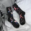 Chaussettes masculines hip hop vintage cool Crazy Compression Unisexe L'homme invisible Adrian Movie Harajuku Sock d'équipage imprimé sans couture