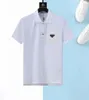 koszulka polo designer koszule dla mężczyzny moda focus haft haft wąż podwiązka małe pszczoły do ​​druku ubrania ubrania tee czarno -białe męskie t shirtq85