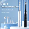 Heads Electric Tooth Brush Sonic Vibrator Scalers For Teeth Whinding Teeth Tartar Stain Tooth Calculus Remover Teeth Cleaning Tools