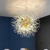 Lampadiers G9 Crystal Snowfulke Sottofera leggero soggiorno cucina lampadario moderno per camera da letto lampade di lusso a LED decorative interne
