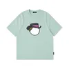 Golfkleidung Herren T -Shirts Cartoon Ball Print T -Shirt reines Atmungsbekämpfung von Baumwolle, Casual Sports Shirt 2024 Sommer USA High Street N1PB