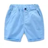 DE PEACH Kids Boys Casual Shorts Summer Solid Color Cotton Baby Girls Loose Beach Shorts Pants Children Clothes 2-8Years 240409