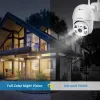 Камеры IP 1080p Ptz Wi -Fi Camera Deatti или Tmezon Surveillance Camera Вне TwoWay Audio PIR Motion обнаруживает поддержку 128G SD