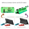 Väskor Ny djur CROS -förvaringspåse och skyddar skalet för Nintendo Switch OLED Portable Bärande fodral NS Switch OLED Game Accessorie