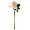 Декоративные цветы роскошные большое настоящее прикосновение розы Остин Розовые розовые комнаты Декор искусственное деко -марибу