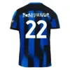 Maglie da calcio di Lukaku Barella Correa Inters Milans Giroud Ibrahimovic Lautaro Milans Theo Brahim 23 24 SCHITTA DEL CALCIO 2023 2024 UNIFICI